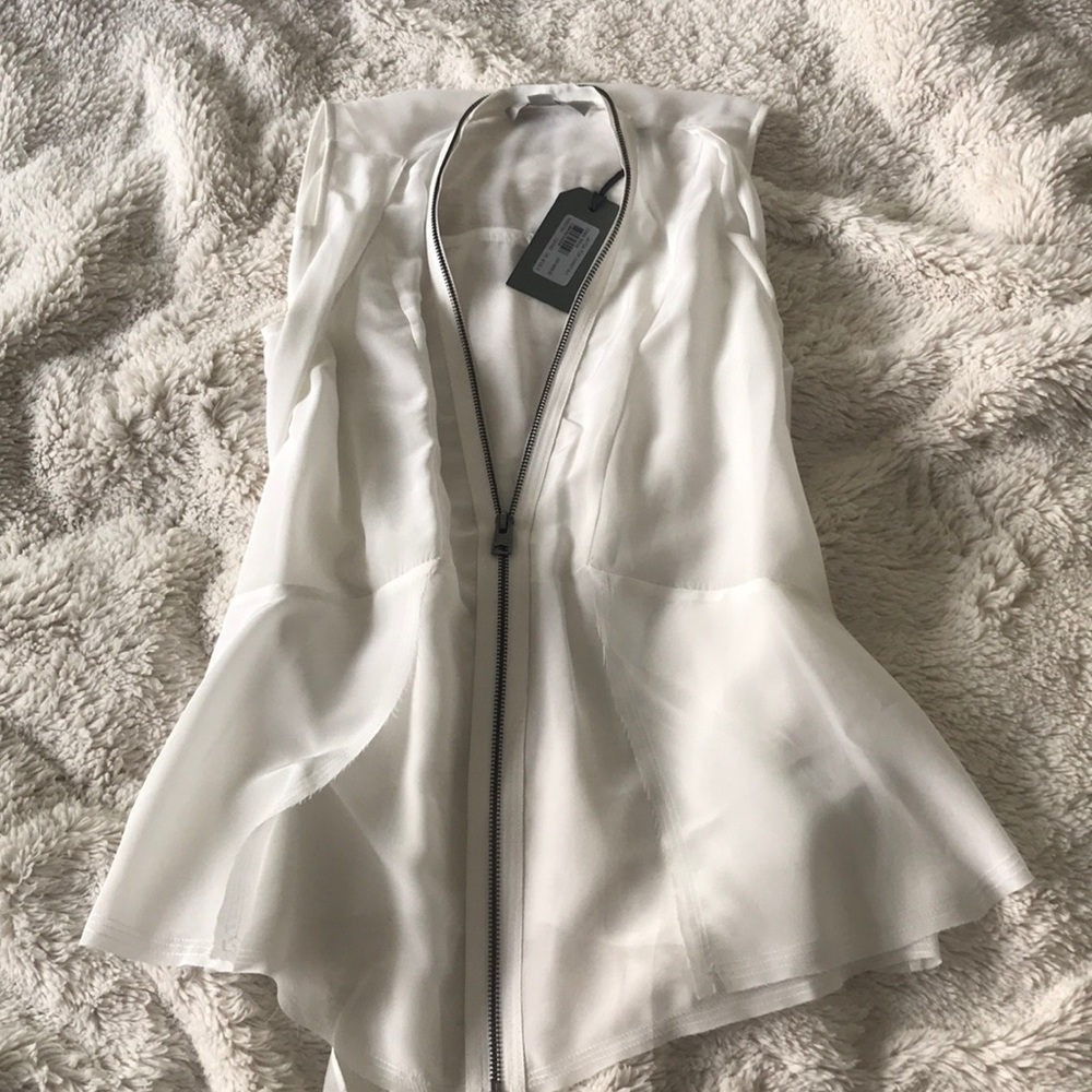Allsaints Chalk white top